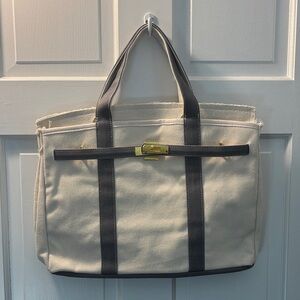 Boatkin - Canvas Tote Bag with Grey Trim brand new